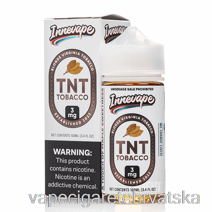 Vape Hrvatska Tnt Tobacco - Innevape E-tekućine - 100ml 3mg